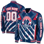 custom washington wizards chevron angles blue varsity jacket best selling.webp