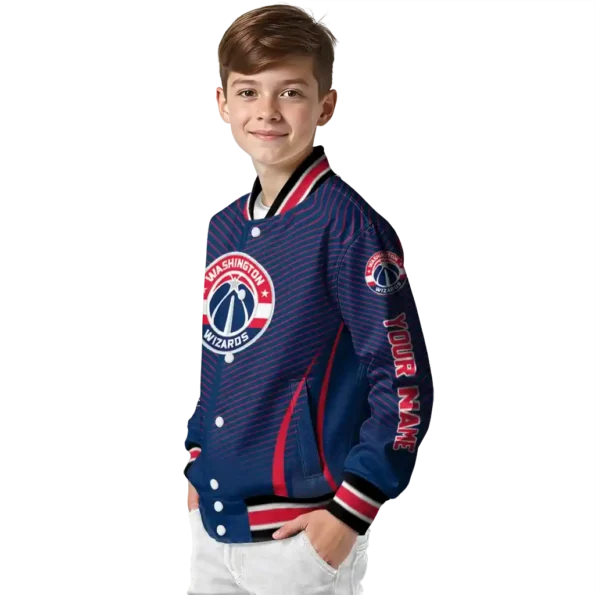 custom washington wizards chevron arrow blue varsity jacket trendy.webp