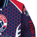 custom washington wizards hexagon grid blue varsity jacket best selling.webp