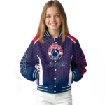 custom washington wizards hexagon grid blue varsity jacket best selling.webp