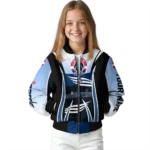 custom washington wizards mesh effect blue black bomber jacket best selling