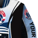 custom washington wizards mesh effect blue black varsity jacket best selling.webp