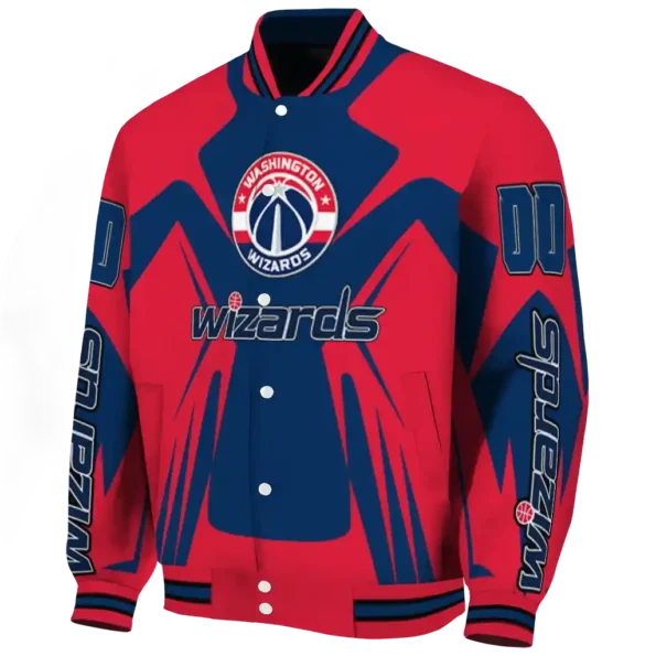 custom washington wizards spider mark blue varsity jacket best selling.webp