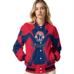 custom washington wizards spider mark blue varsity jacket best selling.webp