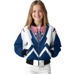 custom washington wizards v stripes blue white bomber jacket best selling
