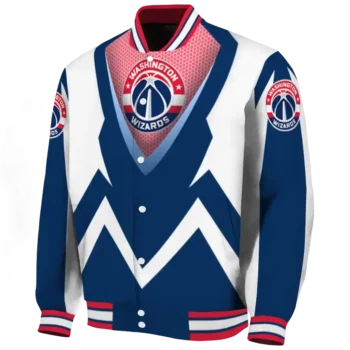 custom washington wizards v stripes blue white varsity jacket best selling.webp