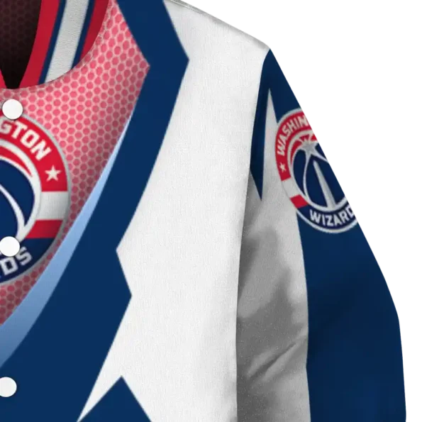 custom washington wizards v stripes blue white varsity jacket premium grade.webp