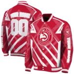 customized atlanta hawks chevron angles red varsity jacket best selling.webp