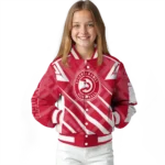 customized atlanta hawks chevron angles red varsity jacket best selling.webp