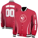 customized atlanta hawks chevron arrow red varsity jacket best selling.webp