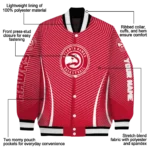 customized atlanta hawks chevron arrow red varsity jacket best selling.webp
