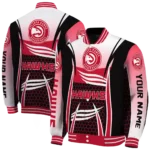 customized atlanta hawks mesh effect red black varsity jacket best selling.webp
