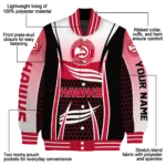 customized atlanta hawks mesh effect red black varsity jacket best selling.webp