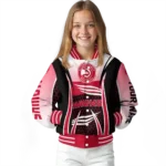 customized atlanta hawks mesh effect red black varsity jacket best selling.webp