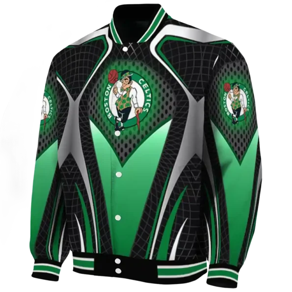 customized boston celtics mesh chest black varsity jacket best selling.webp