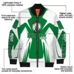 customized boston celtics spider mark green bomber jacket best selling