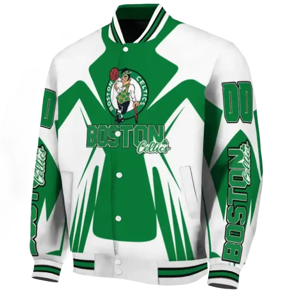 customized boston celtics spider mark green varsity jacket best selling.webp