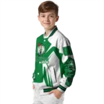 customized boston celtics spider mark green varsity jacket best selling.webp