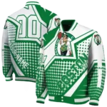 customized boston celtics star burst green varsity jacket best selling.webp
