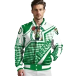 customized boston celtics star burst green varsity jacket best selling.webp