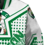 customized boston celtics star burst green varsity jacket best selling.webp
