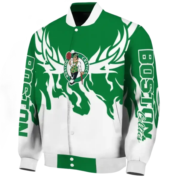 customized boston celtics winged blaze green white varsity jacket best selling.webp