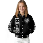 customized brooklyn nets hexagon cluster black varsity jacket best selling.webp