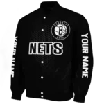 customized brooklyn nets hexagon mesh black varsity jacket best selling.webp