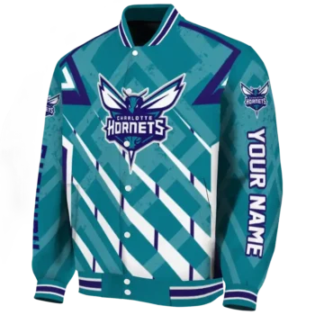 customized charlotte hornets chevron angles teal varsity jacket best selling.webp