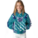 customized charlotte hornets chevron angles teal varsity jacket best selling.webp