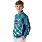 customized charlotte hornets chevron angles teal varsity jacket best selling.webp