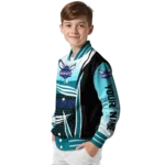 customized charlotte hornets mesh effect teal black varsity jacket best selling.webp