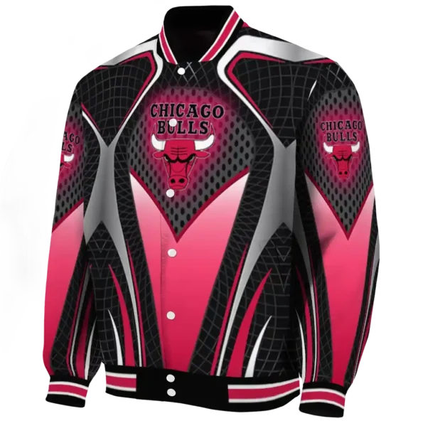 customized chicago bulls mesh chest black varsity jacket best selling.webp