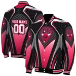 customized chicago bulls mesh chest black varsity jacket best selling.webp