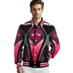 customized chicago bulls mesh chest black varsity jacket best selling.webp
