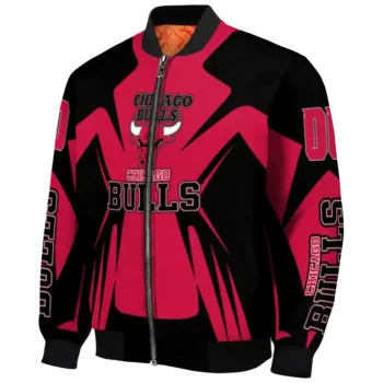 customized chicago bulls spider mark red bomber jacket best selling
