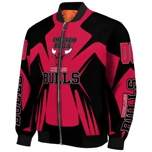 customized chicago bulls spider mark red bomber jacket best selling