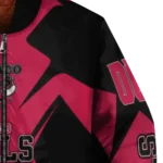customized chicago bulls spider mark red bomber jacket best selling