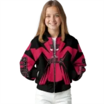customized chicago bulls spider mark red bomber jacket best selling
