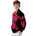 customized chicago bulls spider mark red bomber jacket best selling