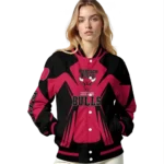 customized chicago bulls spider mark red varsity jacket best selling.webp