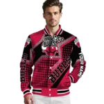 customized chicago bulls star burst red varsity jacket best selling.webp