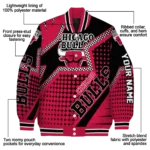 customized chicago bulls star burst red varsity jacket best selling.webp