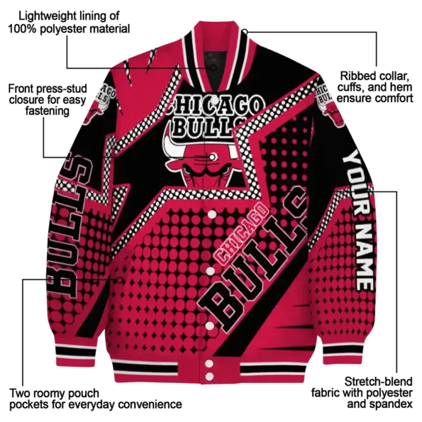 customized chicago bulls star burst red varsity jacket new arrival.webp