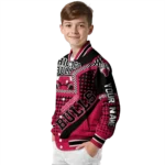 customized chicago bulls star burst red varsity jacket best selling.webp