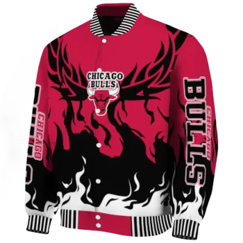 customized chicago bulls winged blaze red white varsity jacket best selling.webp