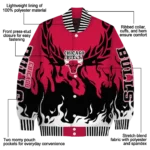customized chicago bulls winged blaze red white varsity jacket best selling.webp