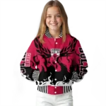 customized chicago bulls winged blaze red white varsity jacket best selling.webp
