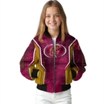 customized cleveland cavaliers power plate wine bomber jacket best selling