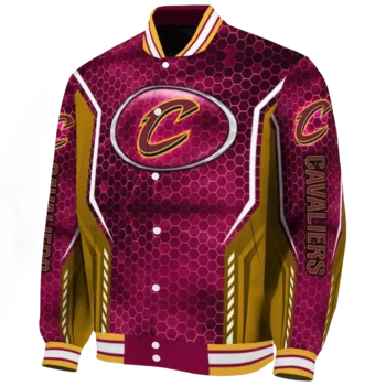 customized cleveland cavaliers power plate wine varsity jacket best selling.webp